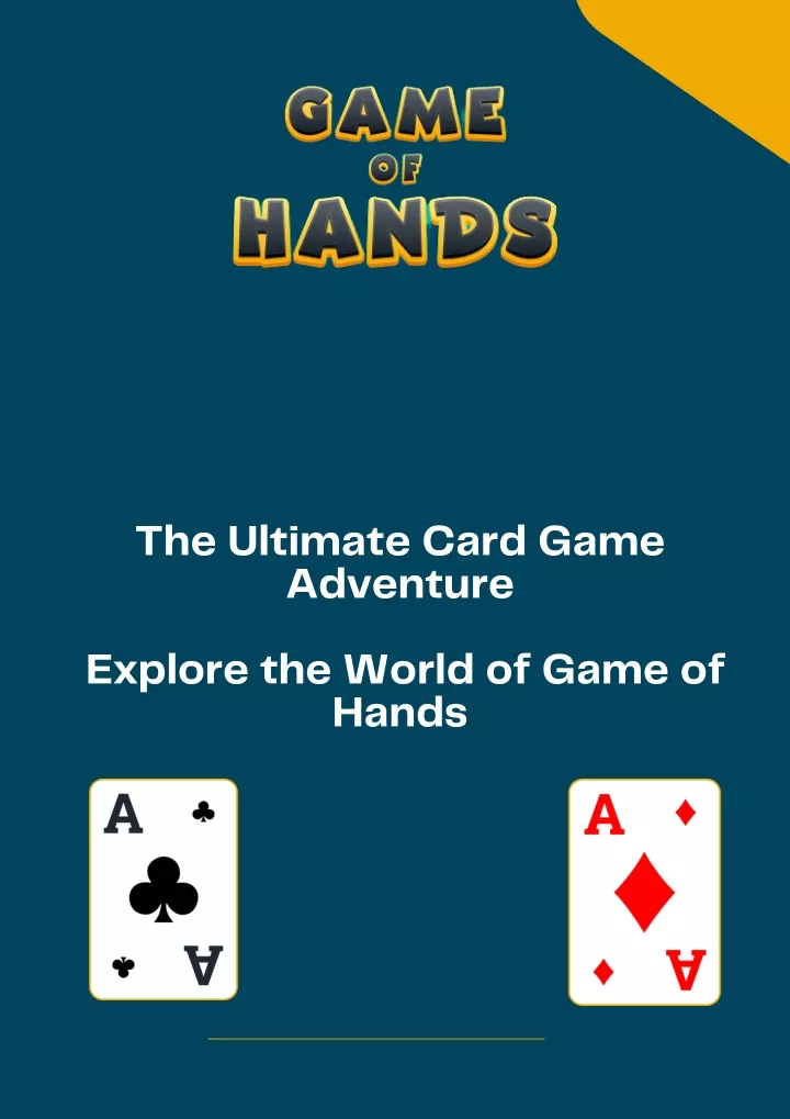 the ultimate card game adventure