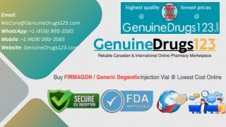Degarelix (Firmagon) Cost per Month - GenuineDrugs123
