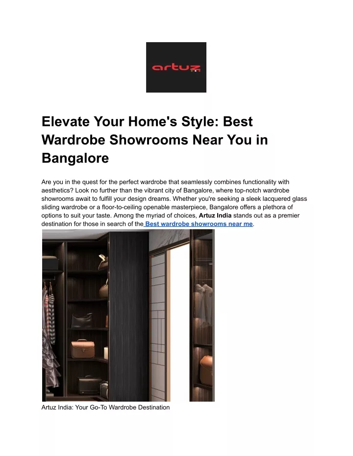 elevate your home s style best wardrobe showrooms