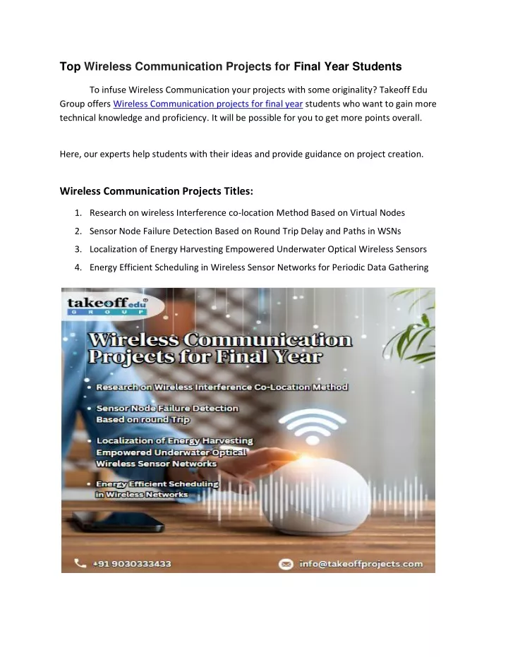 PPT - Wireless Communication Projects for Final Year PowerPoint ...