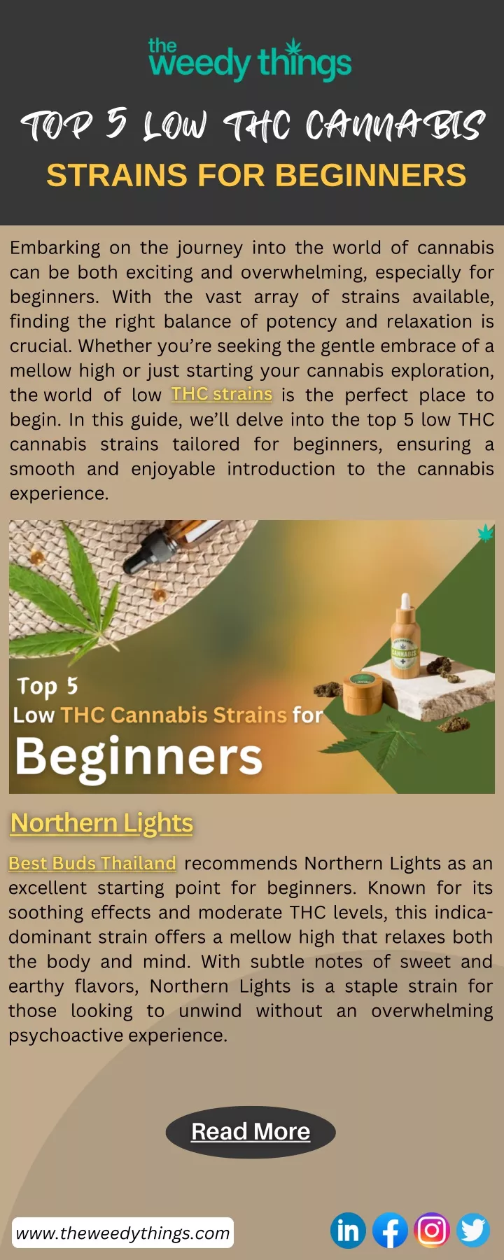 top 5 low thc cannabis strains for beginners