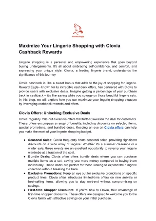 Maximize Your Lingerie Shopping with Clovia Cashback Rewards.docx