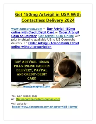 get 150mg artvigil in usa with contactless
