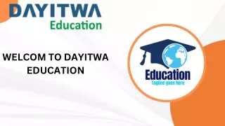 Empowering Communities through Dayitwa Education"  Subtitle: "Transforming Lives