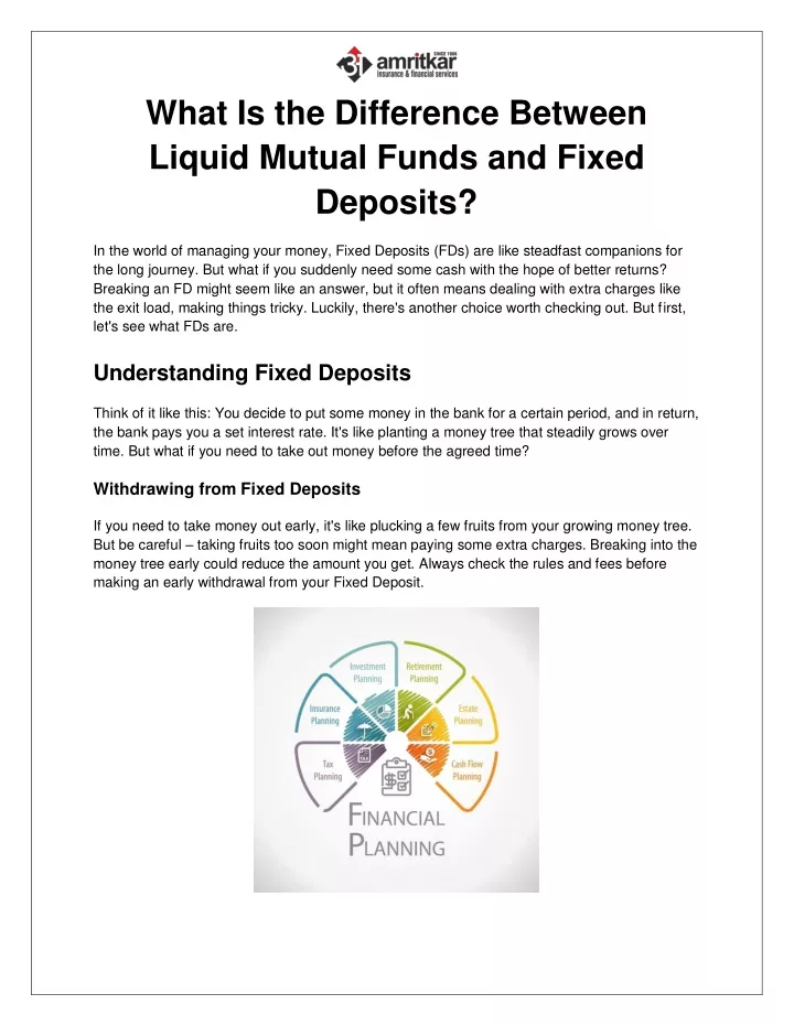 what is the difference between liquid mutual