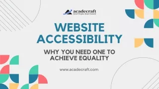 Website Accessibility and Why You Need One to Achieve Equality