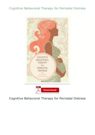 ✔️READ ❤️Online Cognitive Behavioral Therapy for Perinatal Distress