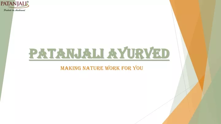 patanjali ayurved