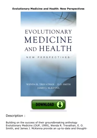 Evolutionary-Medicine-and-Health-New-Perspectives