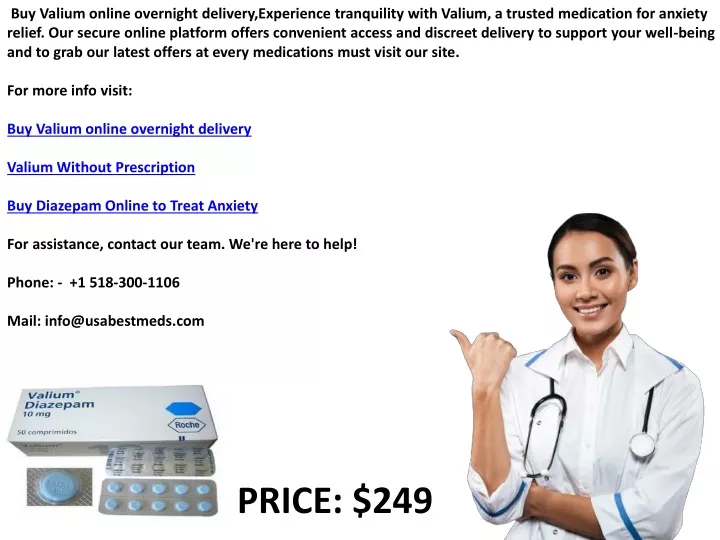 buy valium online overnight delivery experience