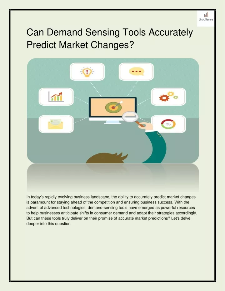 can demand sensing tools accurately predict