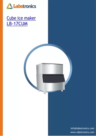 cube ice maker lb 17cum