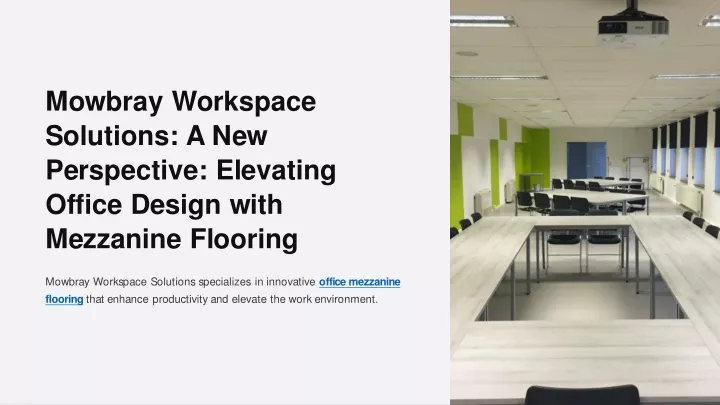 mowbray workspace solutions a new perspective