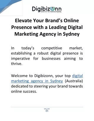 Digital Marketing Agency Sydney