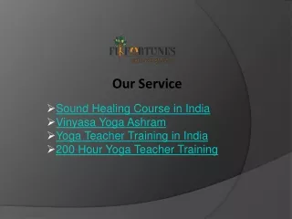 Sound Healing Course in India