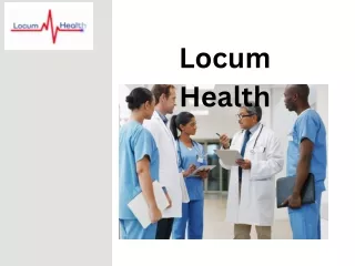 What is a locum physician associate?