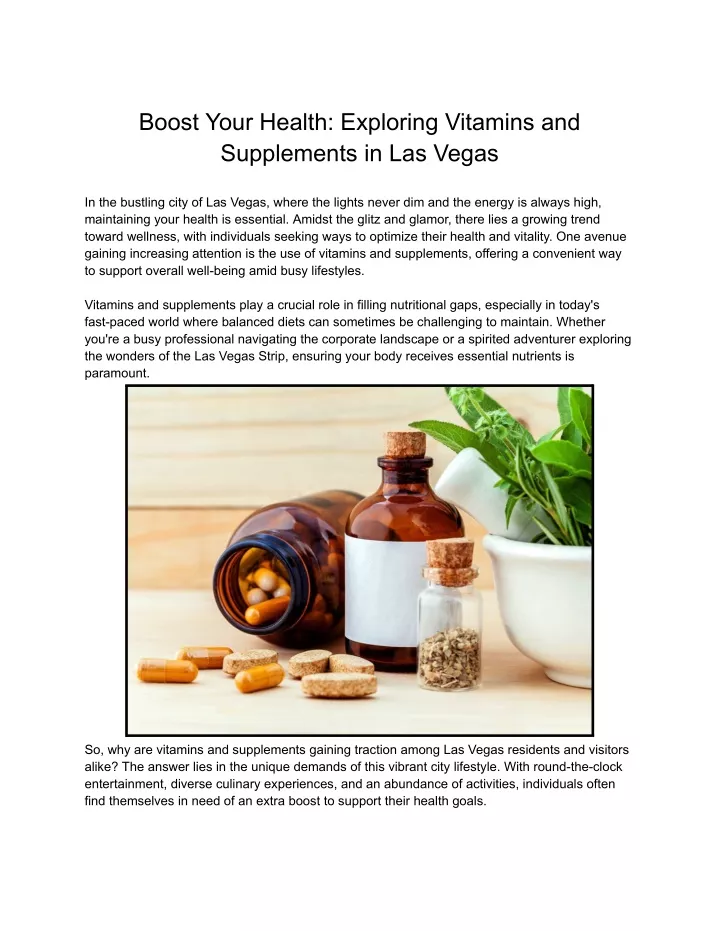 boost your health exploring vitamins