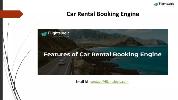 car rental booking engine