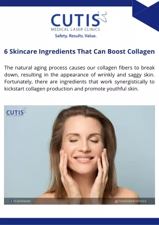 6 Skincare Ingredients That Can Boost Collagen