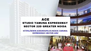 ACE Studio Yamuna Expressway Sector 22D's Flats & Retail Shops in Greater Noida