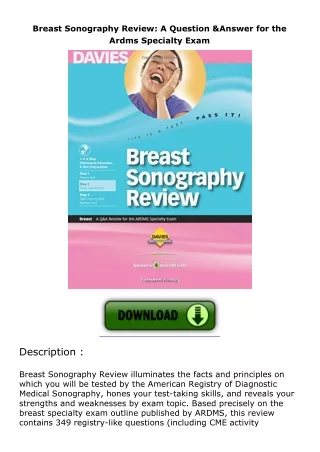 Breast-Sonography-Review-A-Question--Answer-for-the-Ardms-Specialty-Exam