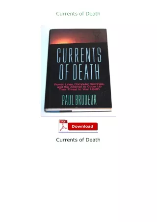 read ❤️ebook (✔️pdf✔️) Currents of Death