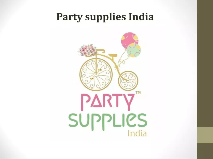 party supplies india