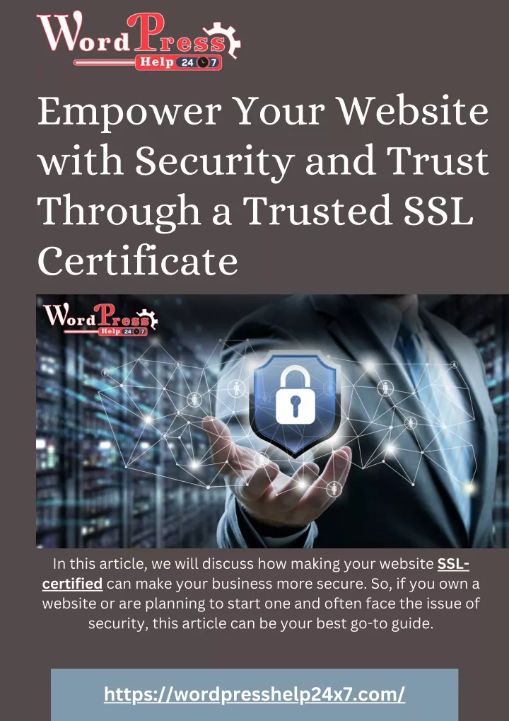 empower your website with security and trust
