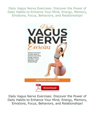 download⚡️ free (✔️pdf✔️) Daily Vagus Nerve Exercises: Discover the Power of Daily Habits to Enhance Your Mind