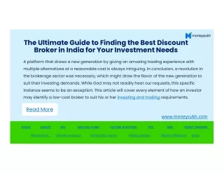 Best Discount Broker in India for Your Investment Needs