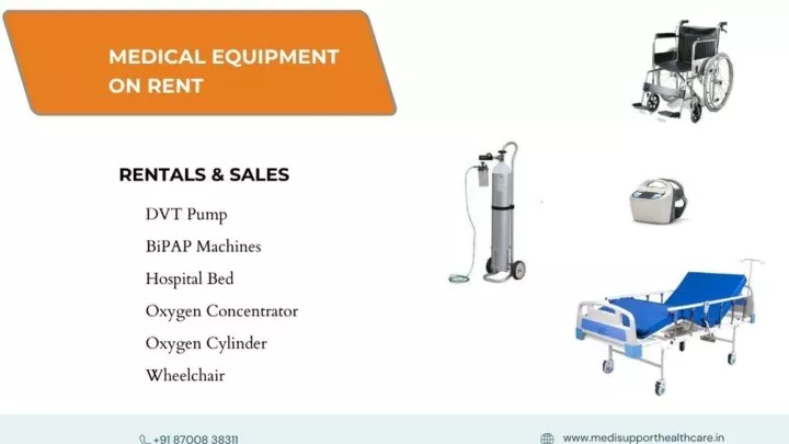 medical equipment on rent
