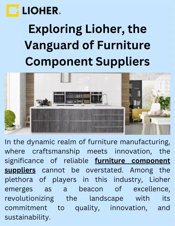 exploring lioher the vanguard of furniture