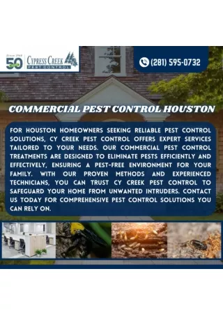 COMMERCIAL PEST CONTROL HOUSTON - CYC