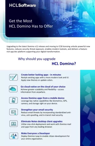 Ready to Transform? Explore the Power of Domino v12 and CCB Licensing