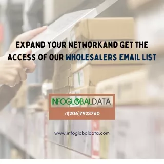 Expand Your Networkand Get the Access of Our Wholesalers Email List