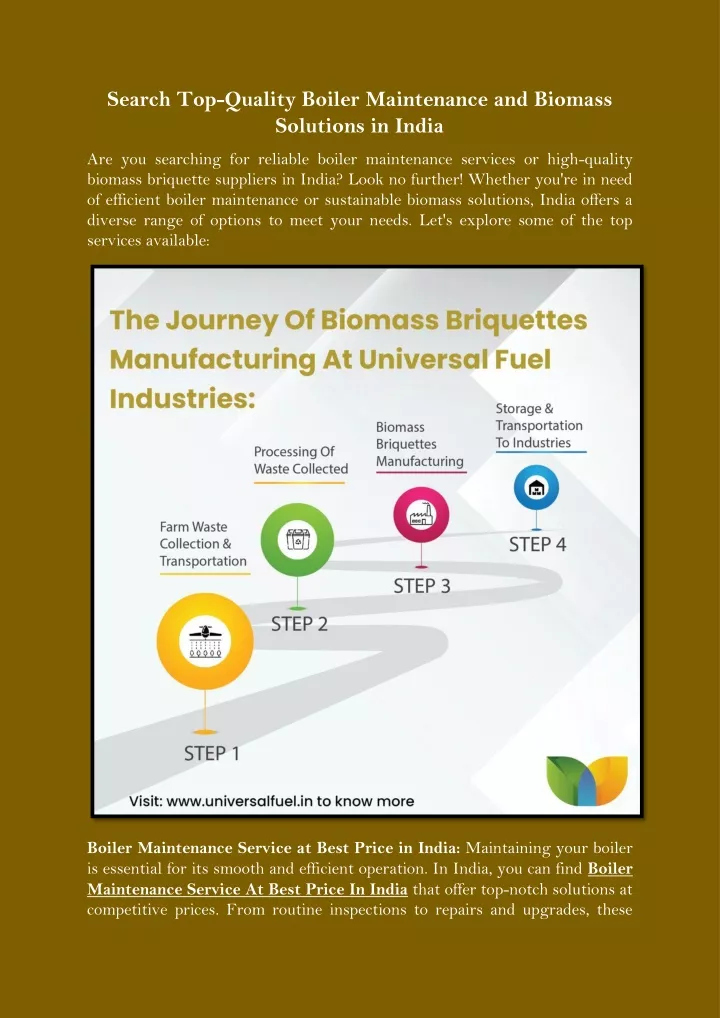 search top quality boiler maintenance and biomass