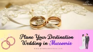 Discover and Book Your Dream Wedding Resorts in Mussoorie with CYJ