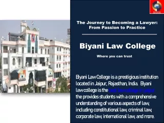 The Journey to Becoming a Lawyer: From Passion to Practice