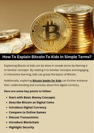 How To Explain Bitcoin To Kids In Simple Terms?