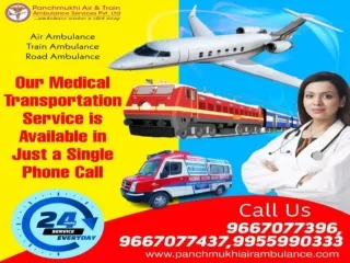 Get Panchmukhi Train Ambulance Service in Patna and Ranchi for the Best and Affordable Prices