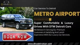 Car Service To Detroit Metro Airport | DTW Detroit Airport
