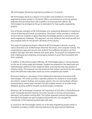 ab technologies pioneering engineering excellence