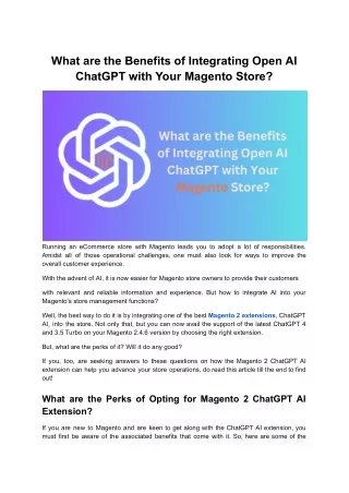 what are the benefits of integrating open