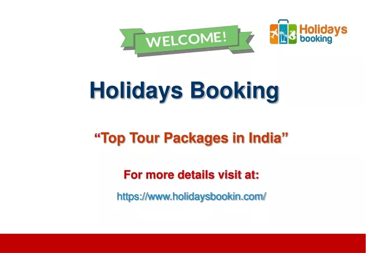 holidays booking