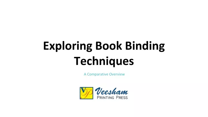 exploring book binding techniques