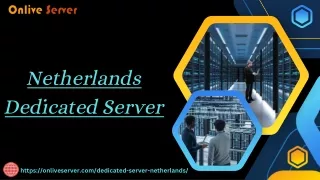 Rule Digital Frontiers: Netherlands Dedicated Server Solutions from Onlive Serve