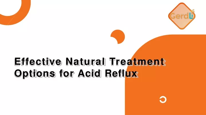 effective natural treatment options for acid
