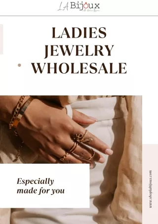 Ladies Jewelry Wholesale  La Bijoux