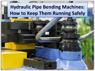 Primary advantages of pipe banding machine