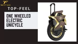 One Wheeled Electric Unicycle